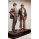 Indiana Jones and the Last Crusade Hyperreal Movie Statue India Jones and Henry Jones 1/3 Scale Dual Version